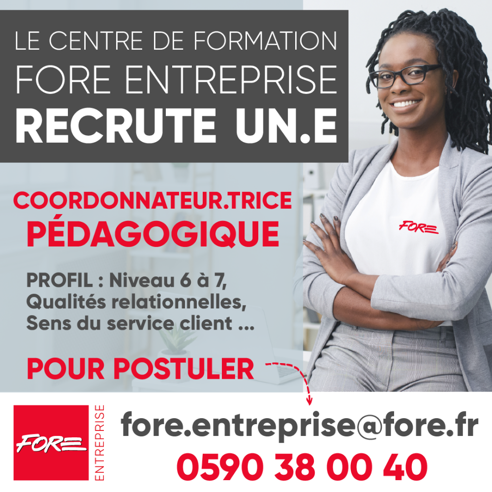 Coordonnateur.trice PÉdagogique - Offre Emploi Guadeloupe • Cyphoma