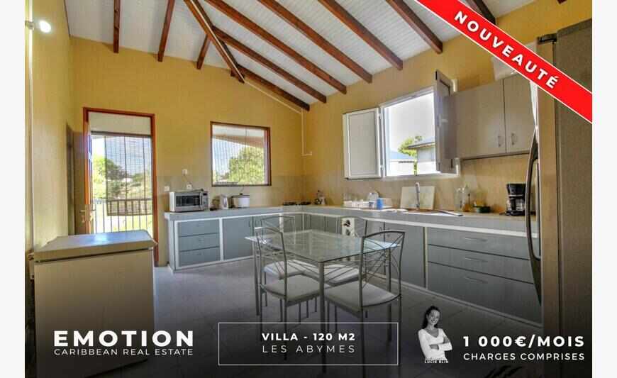 Villa - 120 m2 - Les Abymes - Location-...