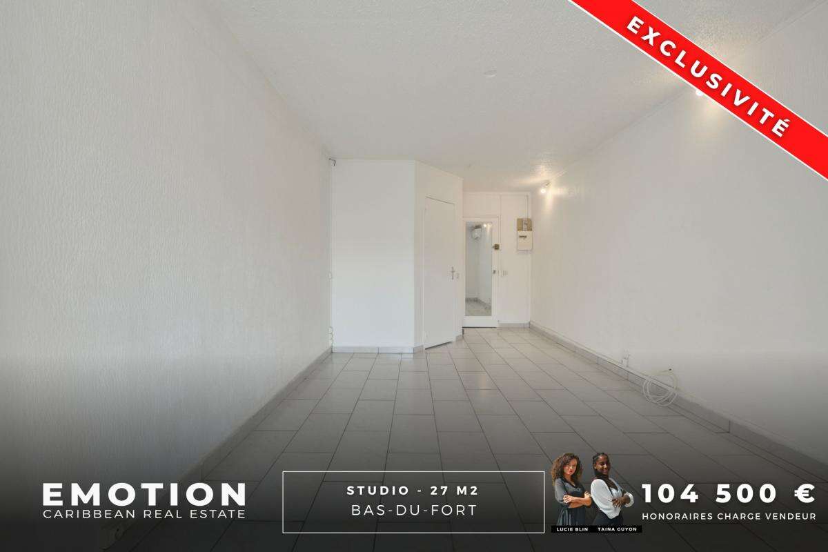 Studio - 27 m2 - Bas-du-Fort - Le...