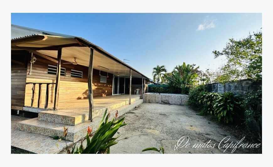 Kourou maison T4 plain pied de 103 m² sur un terrain de 432