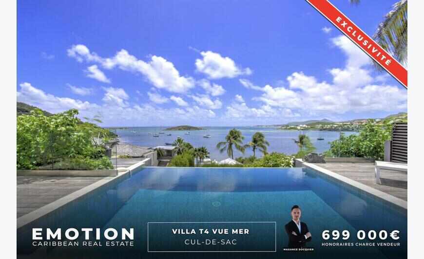 Villa T4 - Cul de Sac - Vue Mer