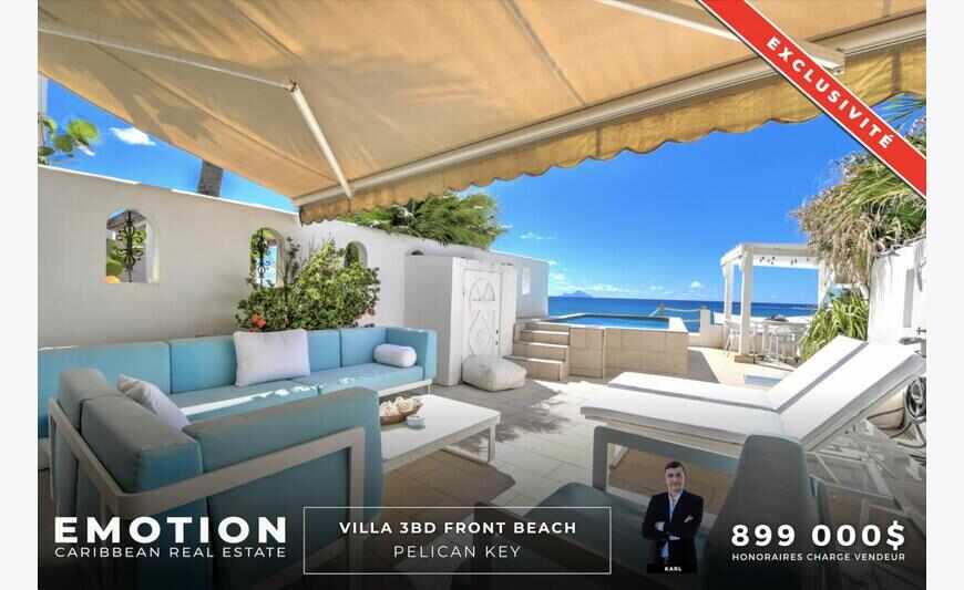 Villa 3bd - Front Beach - 237m2 - Pelican Key