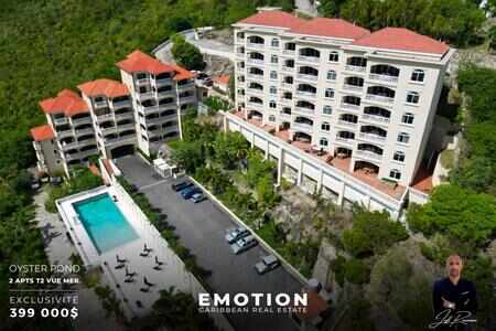 set of 2 sea view condos - Oyster Pond Dawn Beach