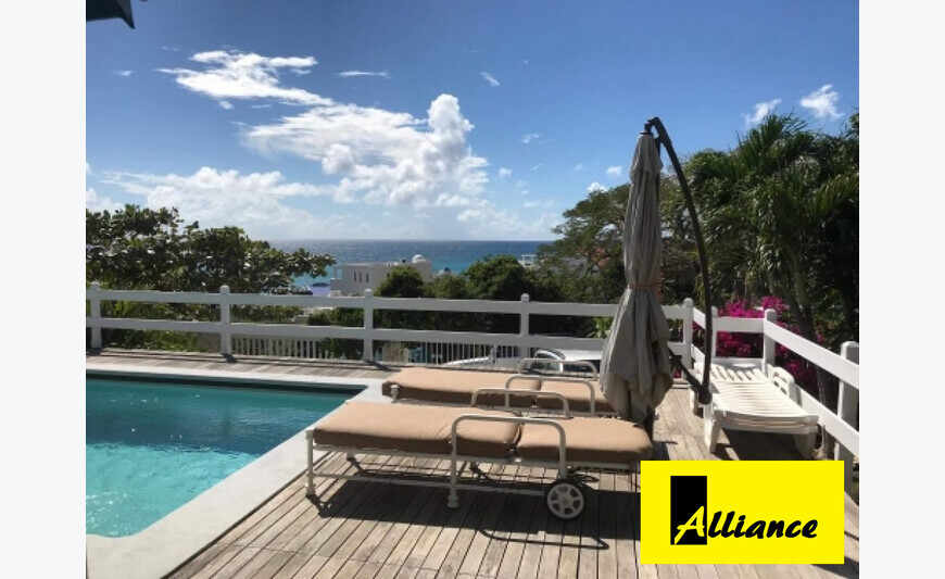 Jolie maison individuelle vue Saba, coté hollandais