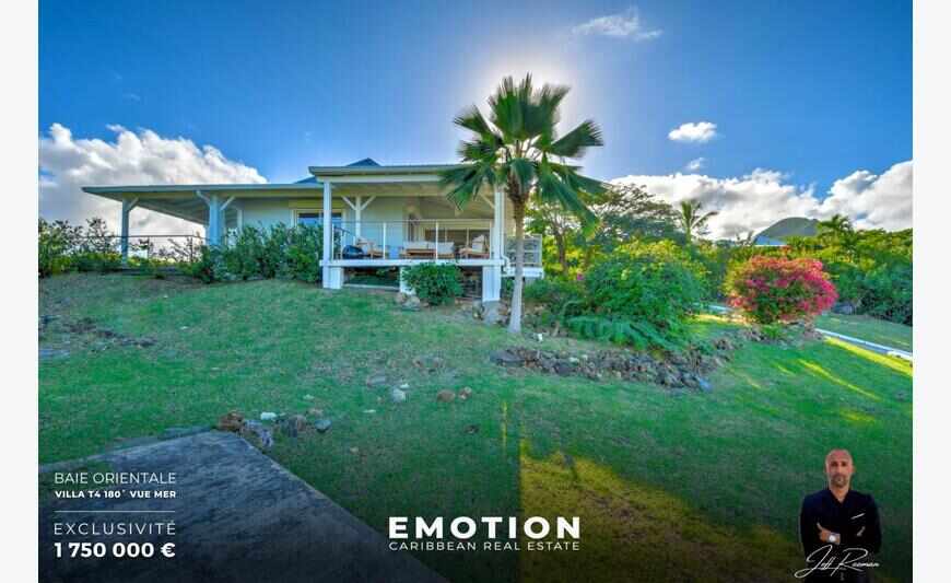 Villa T4 170 m2 - Vue Mer 180? Baie Orientale