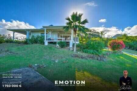 Villa T4 170 m2 - Sea View 180? Baie Orientale