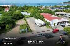 Terrain de 982 m2 - Marigot