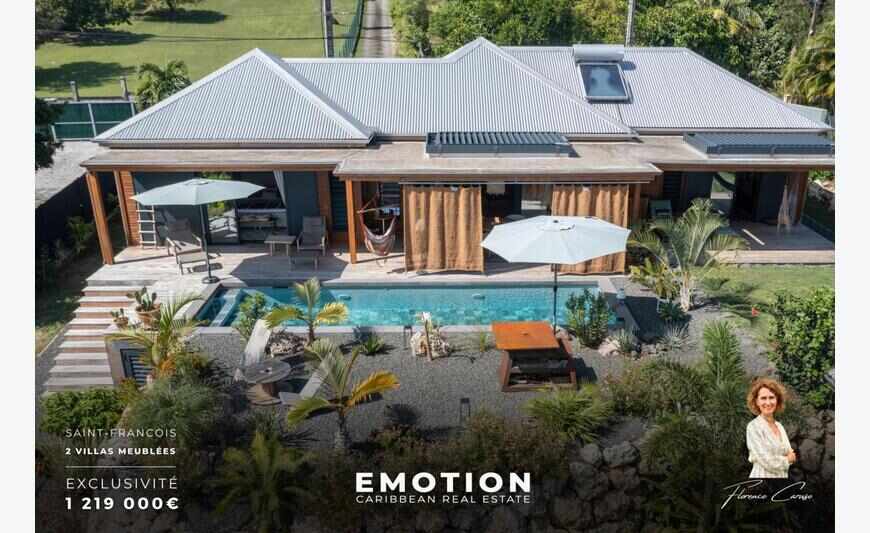 Deux Villas de Luxe meublées à Saint-François ( Guadeloupe)