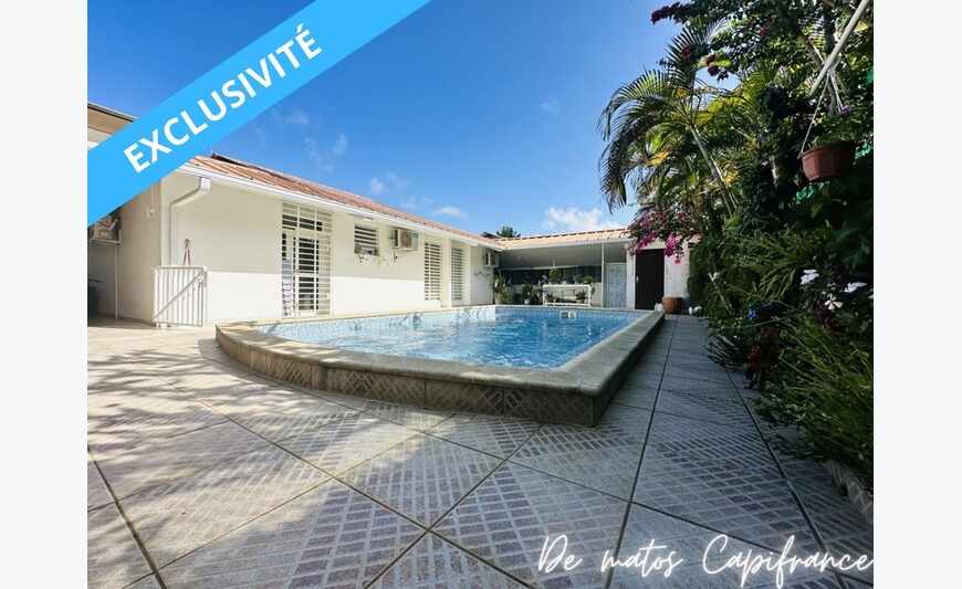 Kourou maison T4 de 110 m² sur un terrain de 485 m²