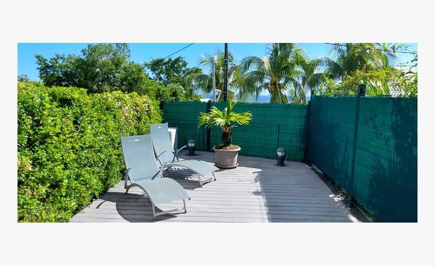 Sous Offre - Magnifique F2 2 terrasses + jardin privatif vue