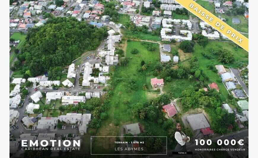Terrain - 1078 m2 - Les Abymes