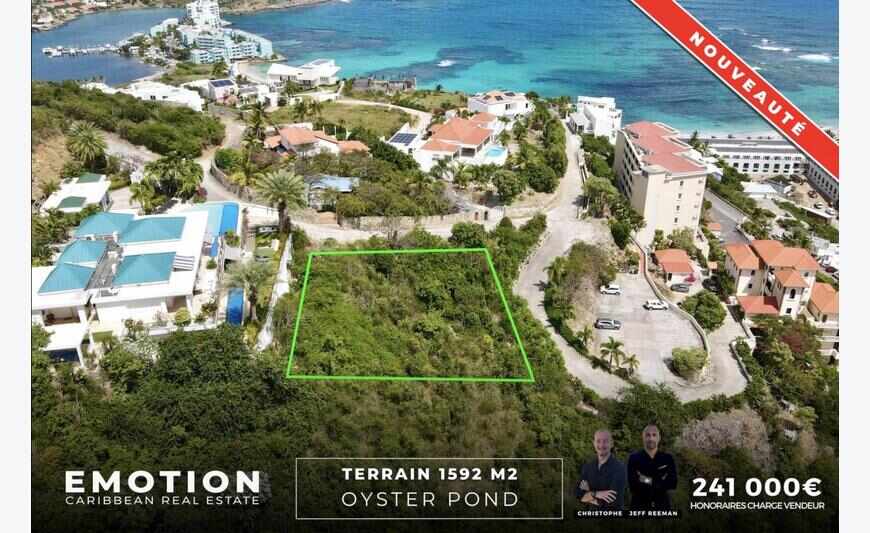 Land 1592m2 Oyster pond (Dutch part)