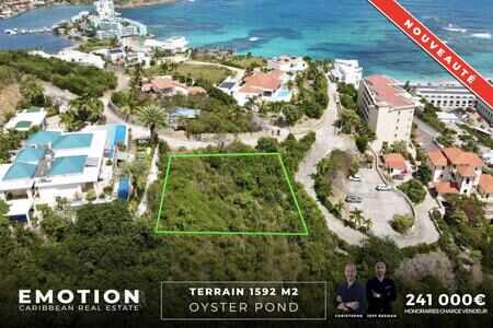 Land 1592m2 Oyster pond (Dutch part)