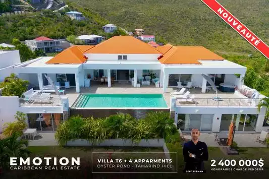 Real estate complex 700 m2 sea view - Tamarind Hill Oyster