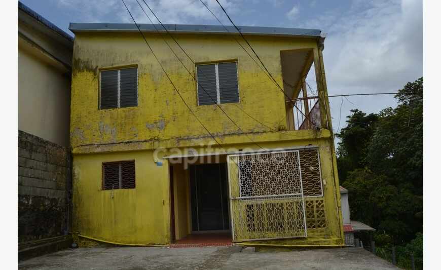 Martinique, maison à rénover de 169,69 m² - Terrain de