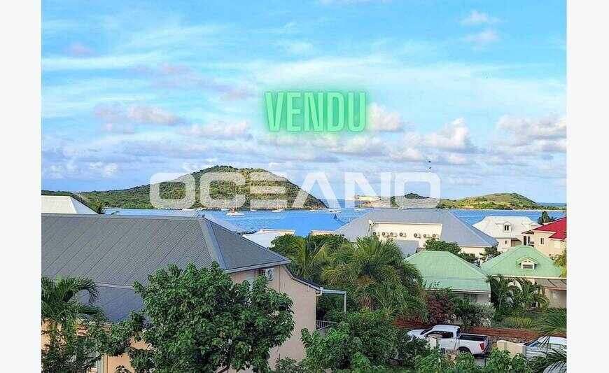 U -- Appartement T3 vue dégagée/Mer à Cul de sac