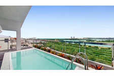 Penthouse bleu marine