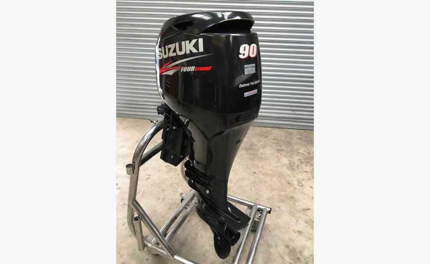 Used Suzuki 90 HP 4 Stroke Outboard Motor Engine