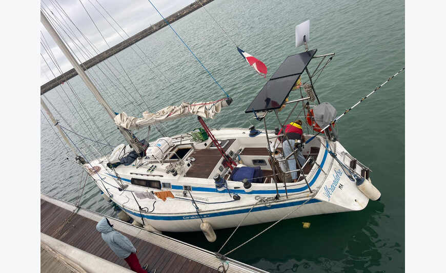 Voilier hauturier aux Antilles prêt à naviguer