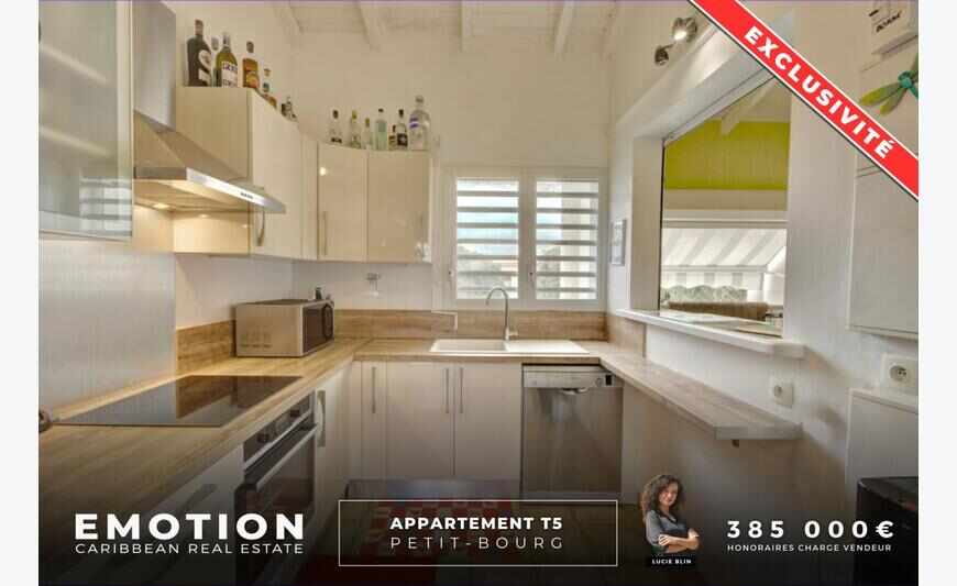 Appartement T5 - 128 M2 - Petit-Bourg - Nouveau Mandat Excl