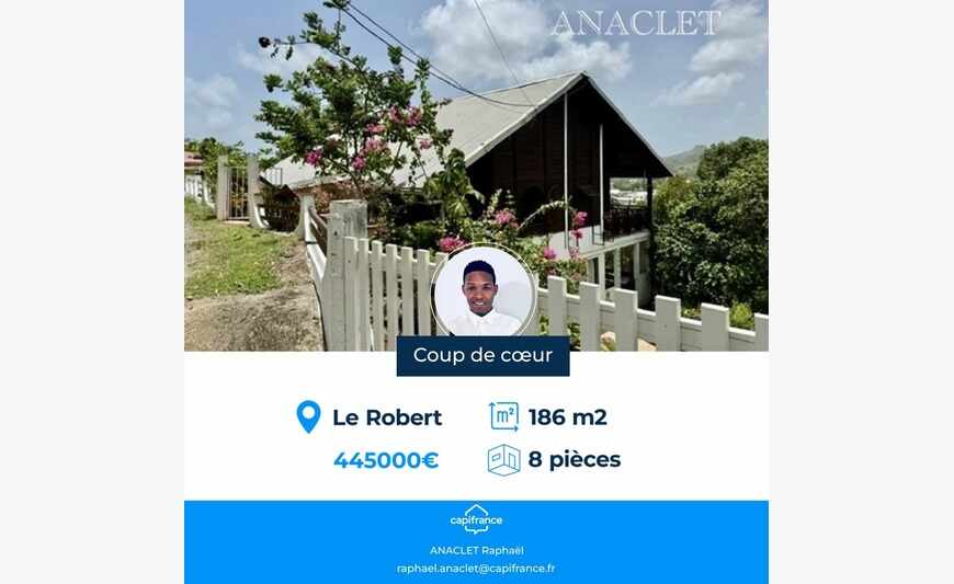 ?Coup De Cœur? Martinique (972), Le Robert maison P0