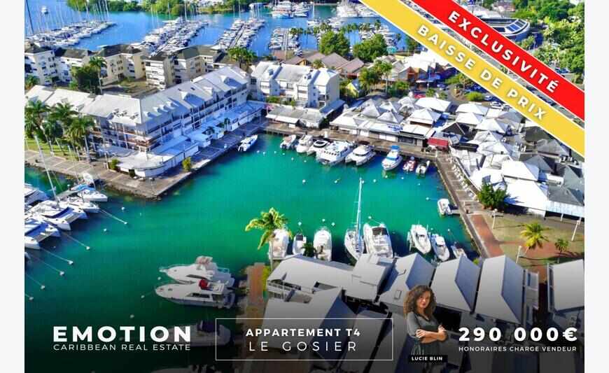 Appartement Duplex T4 - Marina Du Gosier - ExclusivitÉ