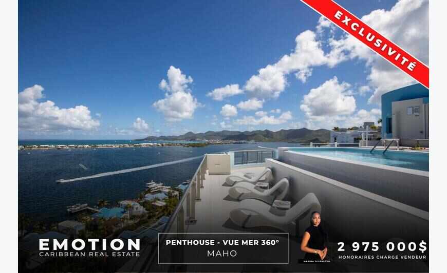 Penthouse - Vue Mer 360o