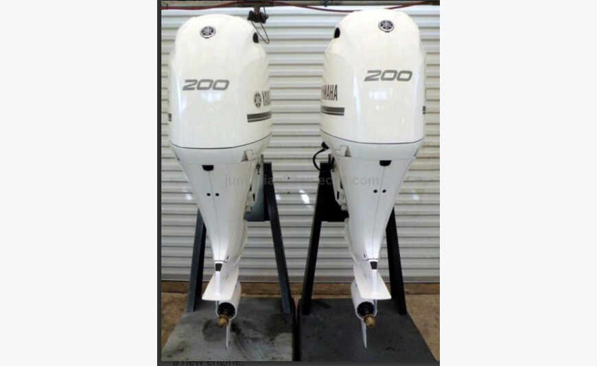Used Yamaha 200HP 4-Stroke Outboard Motor Engine