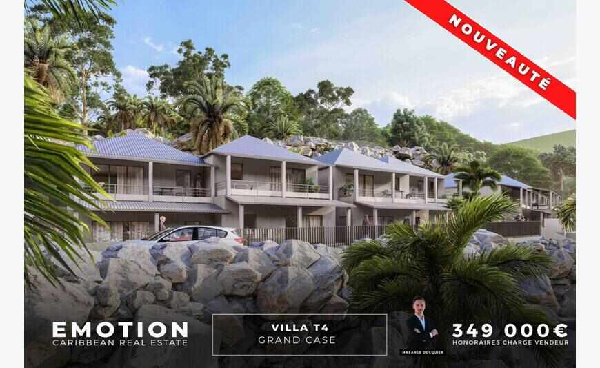 Villa T4 à Grand Case - Optimisation fiscale disponible