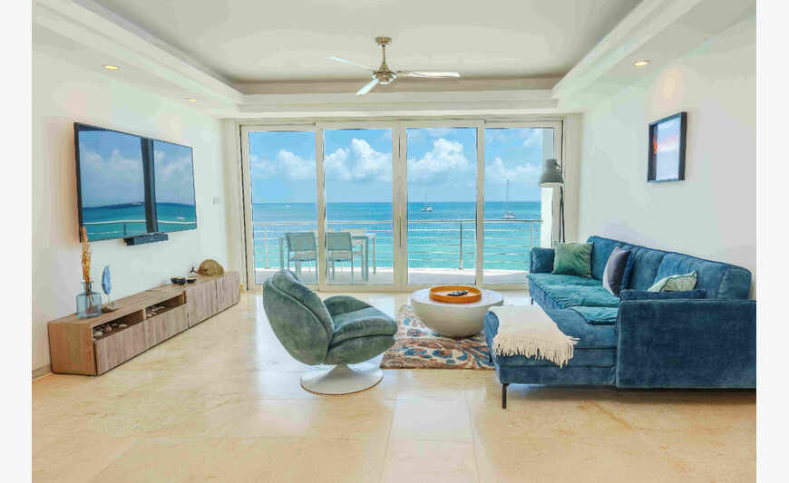 Beach Front Living Duplex in Simpson Bay