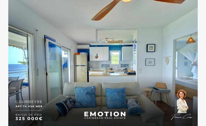 Appartement T4 Duplex - Vue mer Rivière Sens - Gourbeyre ( G