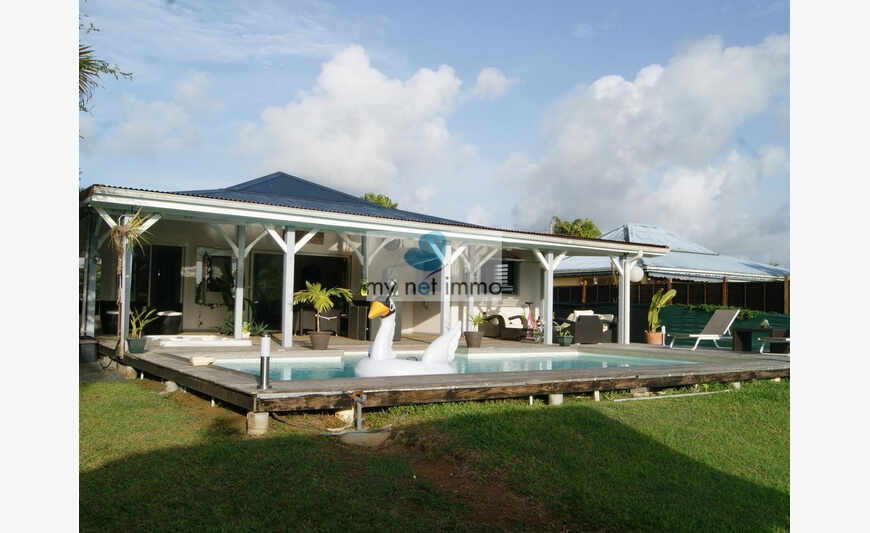 Villa T4 meublée avec piscine Lamentin