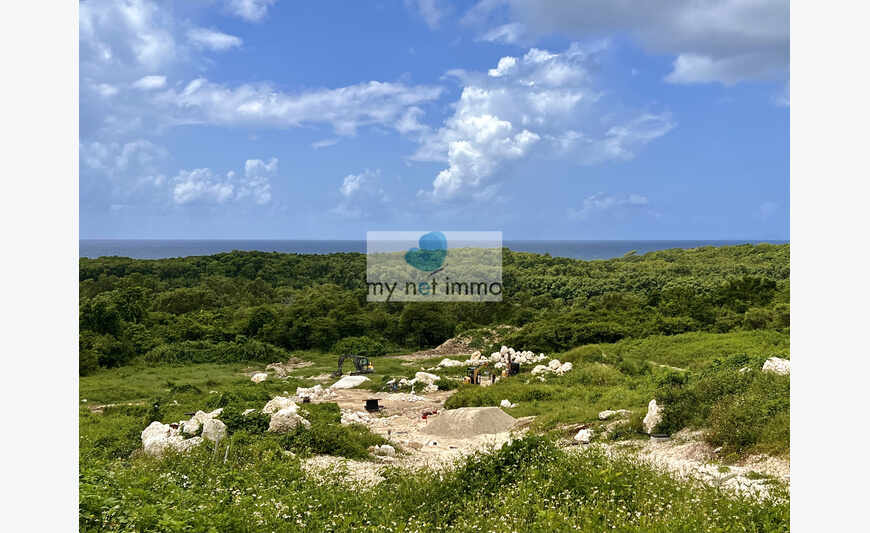 Terrain Magnifique Vue Mer Dans Un Lotissement Viabilise