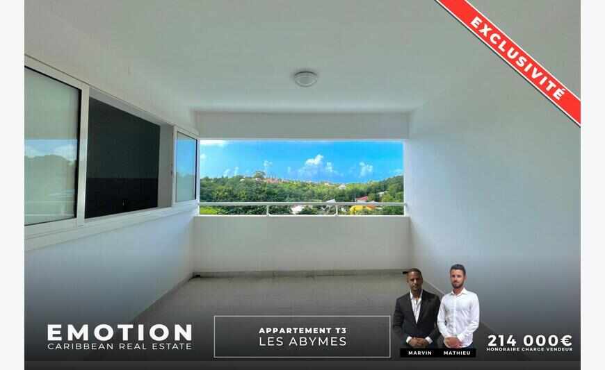 Appartement T3 Neuf Avec Terrasse - Les Abymes
