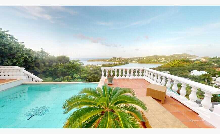 Marigot : Villa 3 chambres -Vue Incroyable