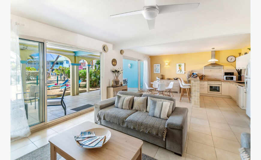 Accés plage et piscine - T3 avec jardin privatif