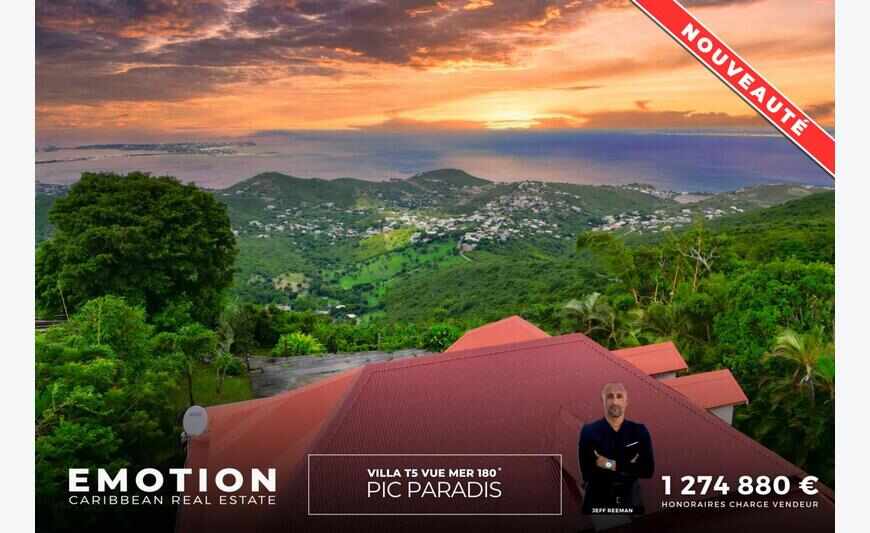 Villa T6 R+1 - 271 m2 with panoramic sea view