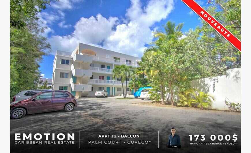 2 pièces 43 m2 Appartement T2 de 43m2 - Cupecoy - Palm Court