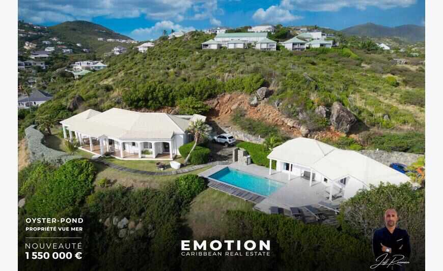 Ensemble immobilier vue mer - villa T4 + bungalow T3 - 173 m