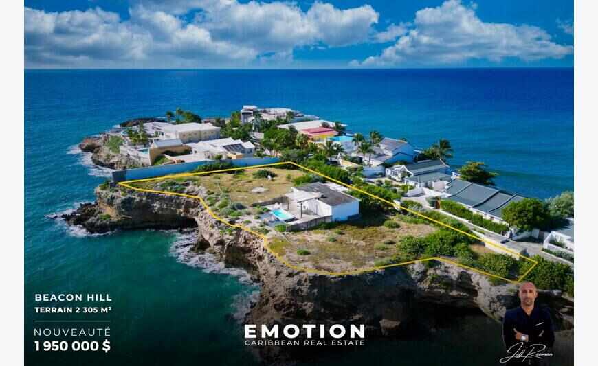 Terrain d'exception 2 305 m2 en bord de mer