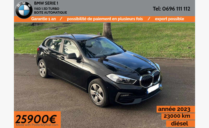 AFFAIRE BMW SERIE 1 116D POSSIBILILITE DE CREDIT