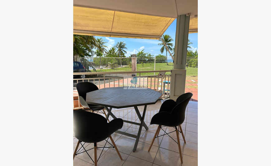 Joli appartement T2 meublé face à la mer au rez de chaussée