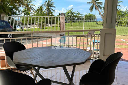 Joli appartement T2 meublé face à la mer au rez de chaussée