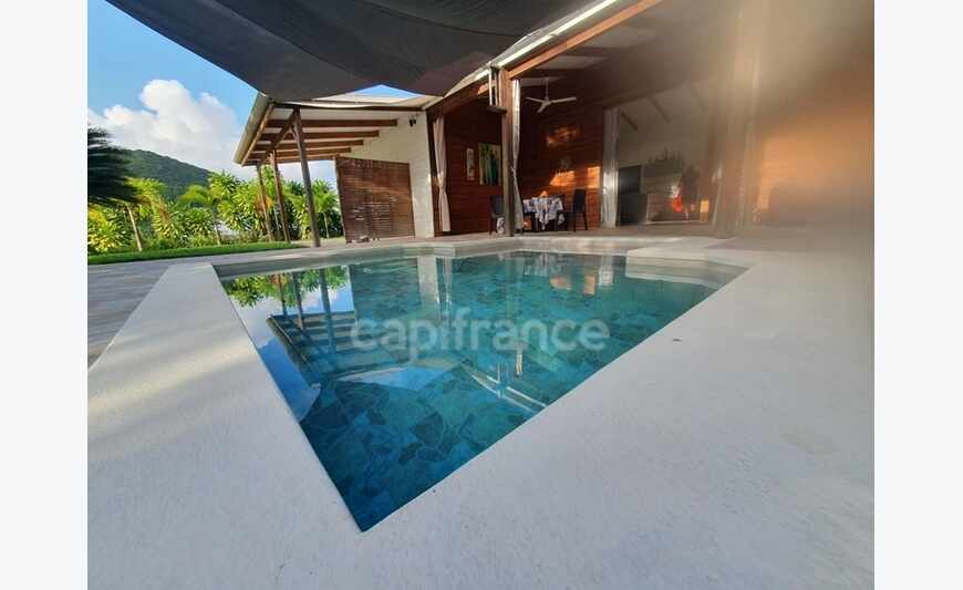Suberbe Villa Bioclimatique Avec Piscine + Un T2 A Le Marin
