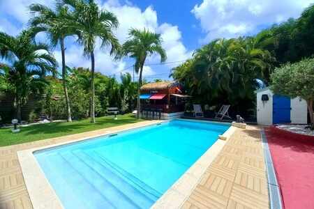 villa de charme, piscine, pool house 5 pièces Saint Francois