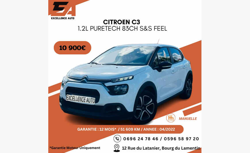 CIROEN C3 1.2L PURETECH 82CH S&S FEEL