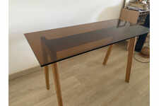 table de bureau (vitre)