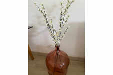 Grande Dame Jeanne + fleurs artificielle