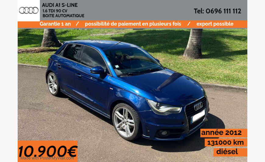 AFFAIRE AUDI A1 1.6TDI BOITE AUTO CREDIT POSSIBLE