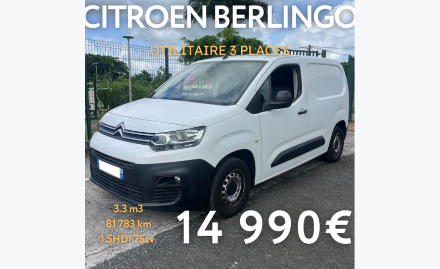 Citroen Berlingo 3 places
